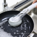 Multifunction Soap Dispensing Kitchen Cleaning Sponge Brush Kit